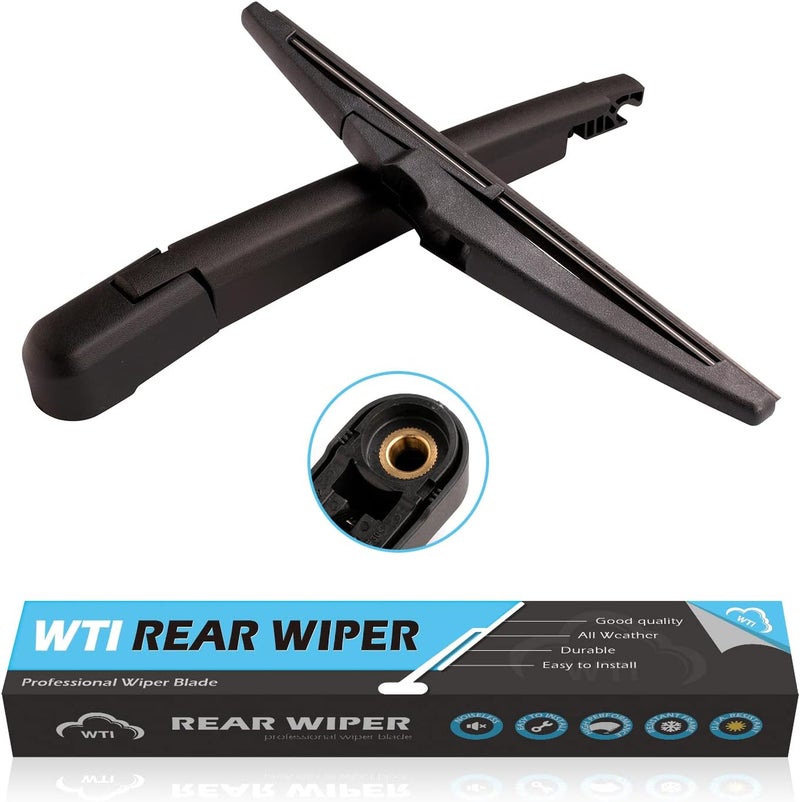 WTI Rear Wiper Arm Blade Set Compatible With Chevrolet Cruze 2017-2019 / Compatible With Buick Regal 2018-2020 Rear Windshield Window Wiper Kits Assembly New Replacement Accessories Parts - Image 1